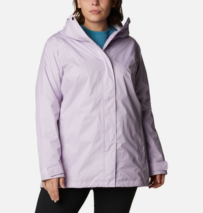Women\'s Columbia Splash A Little II Jackets Lavender | Plus Size CA-T134A